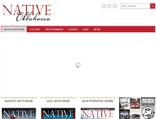 Tablet Screenshot of nativeoklahoma.us